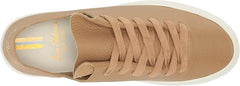 Sam Edelman Poppy Camel Leather Lace-Up Chunky Platform Low Top Flats Sneakers