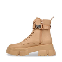 Steve Madden Thora-P Extra-Chunky Platform Ankle Boots Tan