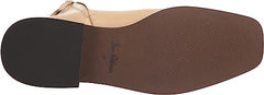Sam Edelman Thatcher Eggshell Side Zipper Square Toe Low Block Heel Boots