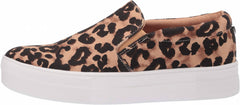 Steve Madden Gills Leopard Print Platform Wide Sneakers Leopard