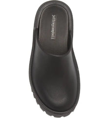 Jeffrey Campbell Clogge Black Fashion Slip On Slide Chunky Platform Mule Sandals