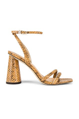 Sam Edelman Kia Wheat Squared Open Toe Ankle Strap Block Heeled Dress Sandals