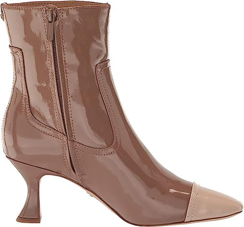 Sam Edelman Livia Portobello Square Toe Spool Heel Fashion Ankle Booties Boots