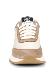 Sam Edelman Teddi White/Multi Lace Up Chunky Platform Low Top Fashion Sneakers