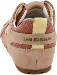 Sam Edelman Brooklyn Sienna Pink Lace Up Round Toe Comfortable Classic Sneakers