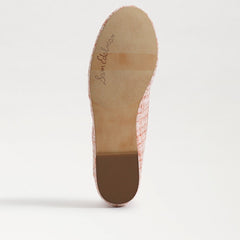 Sam Edelman Felicia Pink Salt Multi Luxe Slip On Round Toe Flexible Ballet Flats