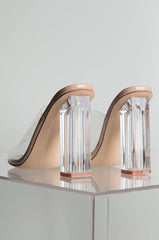 Cape Robbin Fusion Clear Block High Heel Slip On Slide Mule Sandal (6)