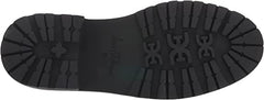 Sam Edelman Leone Black Chunky Block Heel Closed Toe Zipper Combat Ankle Boots