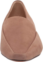 Sam Edelman Emelie Praline Suede Slip On Squared Toe Leather Dress Loafers