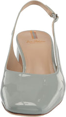Sam Edelman Terra Seafoam Blue Slingback Strap Squared Toe Block Heeled Pumps