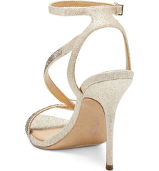 Jessica Simpson Whitley High Heel Pointed Open Toe Lucite Pumps Champagne Clear