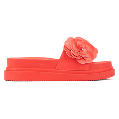 New York & Company Camilia Flower Slip On Open Toe Fashion Platform Sandals 8.5