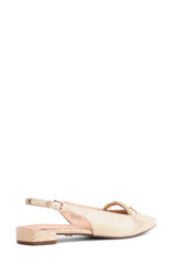 Cecelia New York Jacqueline Womens Flats Slingback Pointed Toe Sling Back Shoes