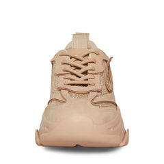 Steve Madden Possession Blush Lace Up Boyfriend Chunky Platform Sneakers
