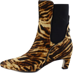 Sam Edelman Margo Cabernet Red Pull On Pointed Toe Kitten Heeled Ankle Booties