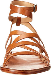 Sam Edelman Meriai Saddle Slip On Multi Buckles Adjustable Ankle Straps Sandals