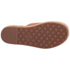Sam Edelman Korina Natrual Sand Crossover Strap Espadrille Platform Sandals