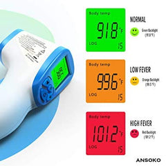 Infrared Thermometer Digital Meter LCD No Contact Forehead Temperature Gun