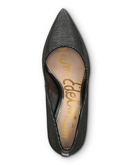 Sam Edelman Hazel 12 Pointed Toe Slip on Metallic Pumps Black Multi Single Sole
