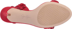 Jessica Simpson Jessin Red Muse Open Toe Flower Strap High Heel Dress Sandals