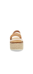 Steve Madden Circa1 Flatform Wedge Sandal Natural Nude Platform Espadrille