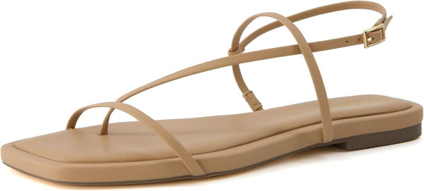 Cushionaire Glory Natural Fashion Open Toe Ankle Strap Comfortable Sandals 7.5