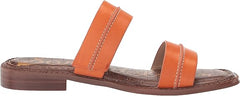 Sam Edelman Haydee Classic Orange Fashion Slip On Open Toe Heeled Slides Sandals