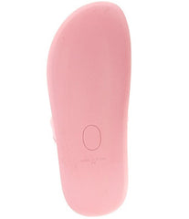 Steve Madden Hillary Pink Slip On Rounded Open Toe Platform Braided Sandal