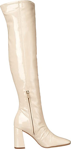 Sam Edelman Cosette Chai Squared Toe Block Heel Over the Knee Fashion Boots