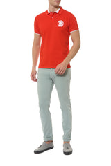 Roberto Cavalli Contrast Trim Short Sleeve Polo ROSSO FST643A#20802000